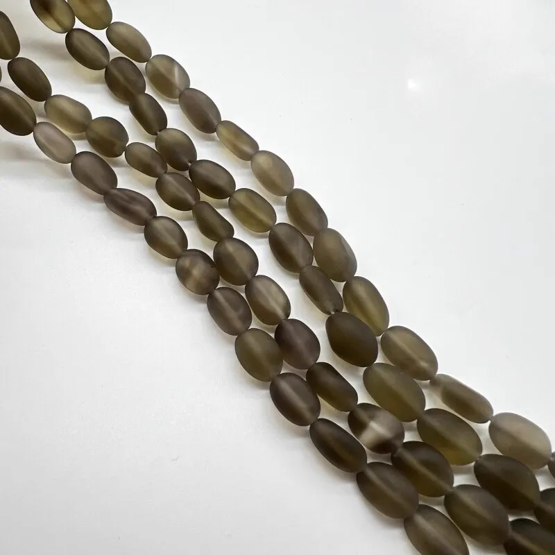 matte Smoky Quartz  baroque 10/14/18mm 38cm for DIY jewelry making  loose beads   FPPJ wholesale nature