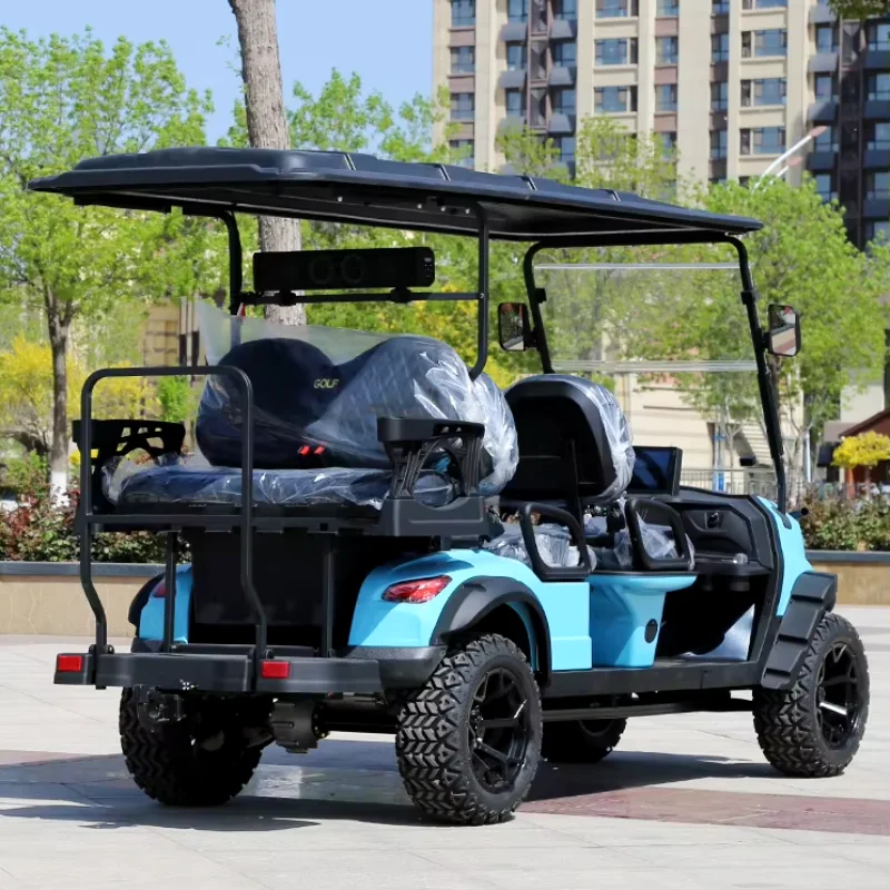2026 Upgraded 4 wheel Golf Cars 2/4/6/8 Seater Electric Golf Car 48V/60V/72V Lithium Battery Electric Golf Buyyg