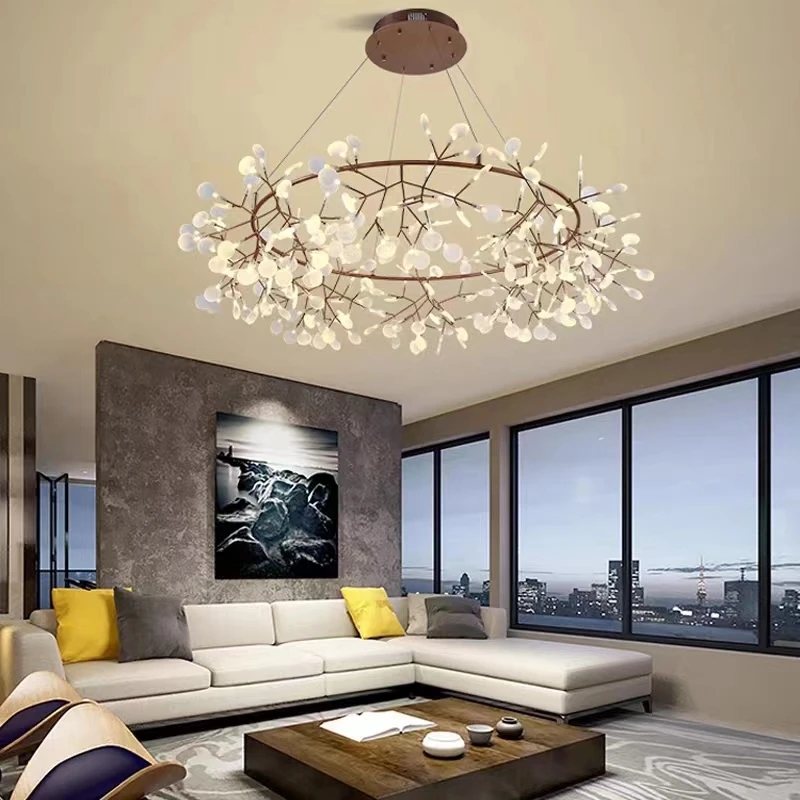 اليراع الثريا الشمال ضوء الفاخرة الحديثة LED غرفة المعيشة الإضاءة الرئيسية الإبداعية شخصية مطعم غرفة نوم الإنترنت cel #2