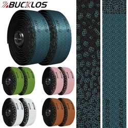 BUCKLOS Bicycle Handlebar Tapes Non-slip Shockproof Road Cycling Bar Tape PU EVA Road Bike Handlebar Tape Bike Accessories