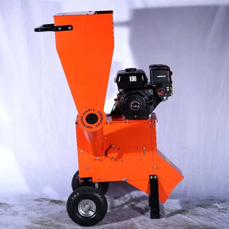 

Customized Agricultural Wood Chipper Petrol Powered Engine Driven Shredder Wheeled Portable For Farm And Garden Maintenance