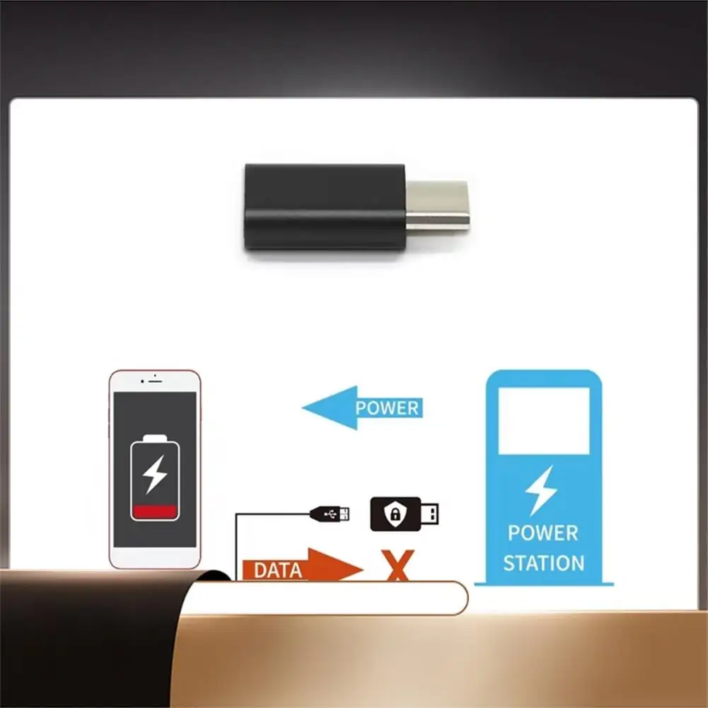 

Блокировщик данных USB C, блокировка данных USB C к C Блоки передачи данных Защита от разъема сока для безопасной зарядки-X64A