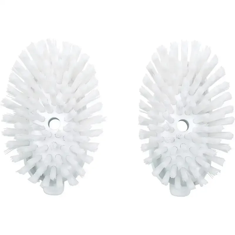 Good Grips Soap Dispensing Dish Brush Refills, 2 Pack, White, Nylon Bristles