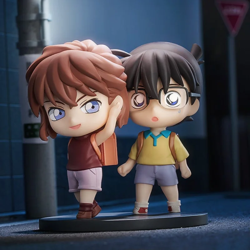 

Оригинальный Gsc Qset + 7,5 см детектив Конан Конан Эдогава и Анита Хайли Q версия аниме фигурка Мидоль украшения коллекция игрушек