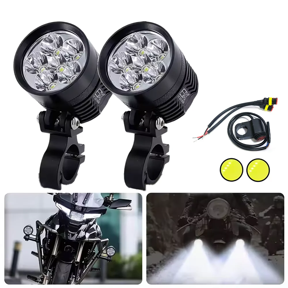 

Motorcycle Auxiliary Lamp Fog Light For BMW K1600GT L S1000 RR Rninet F750 GS F900 XR R1250 RS R1200 G Driving Spotlights