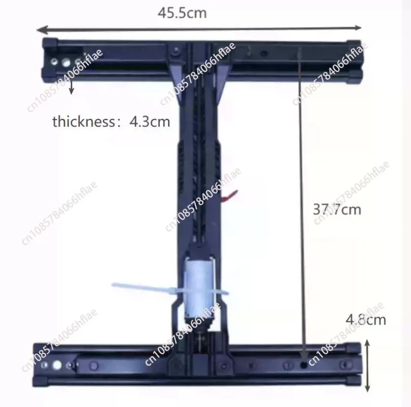 Electric Car Seat Slide Rail, Two-Way Forward & Backward Adjustment, RV & Commercial Vehicle Seat Frame
