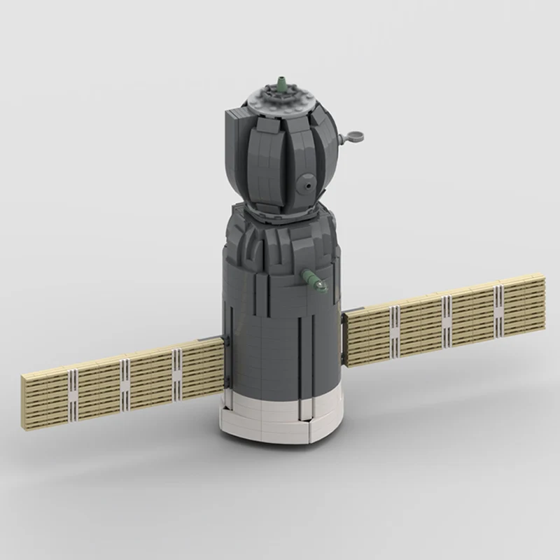 ソユーズ宇宙カプセルモデル MOC 組み立てブロック 戦争装備 モジュール式テクノロジー ギフト ホリデー 組み立て 子供のおもちゃセット