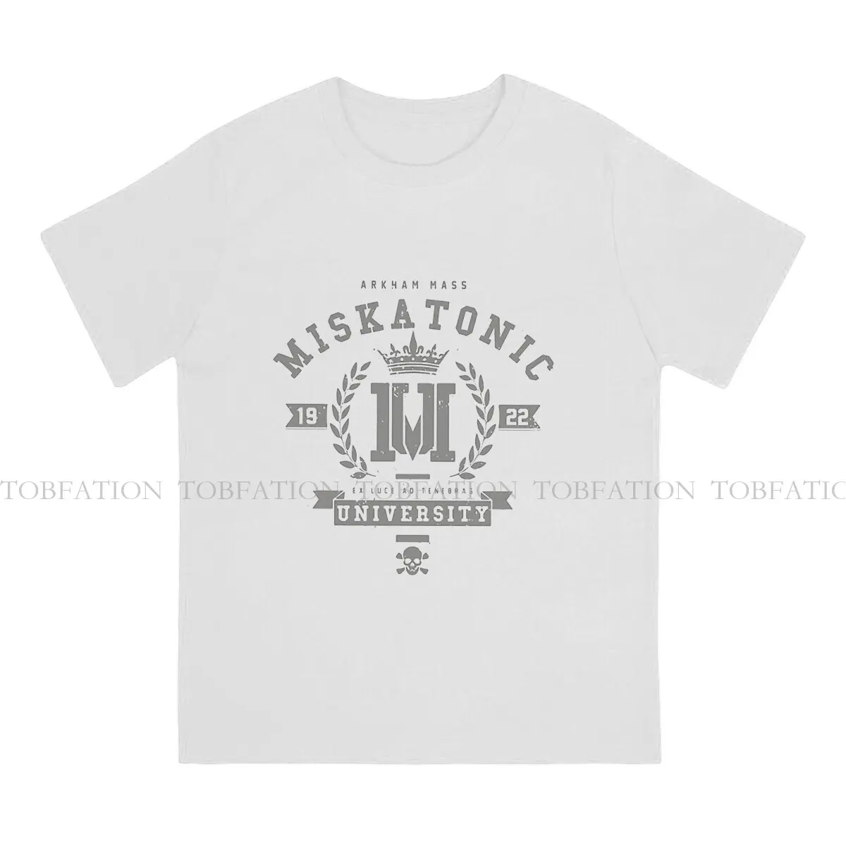 Miskatonic University Youth TShirt for Men Fit as a Fiddle Soft Summer Tee T Shirt High Quality Trendy Loose