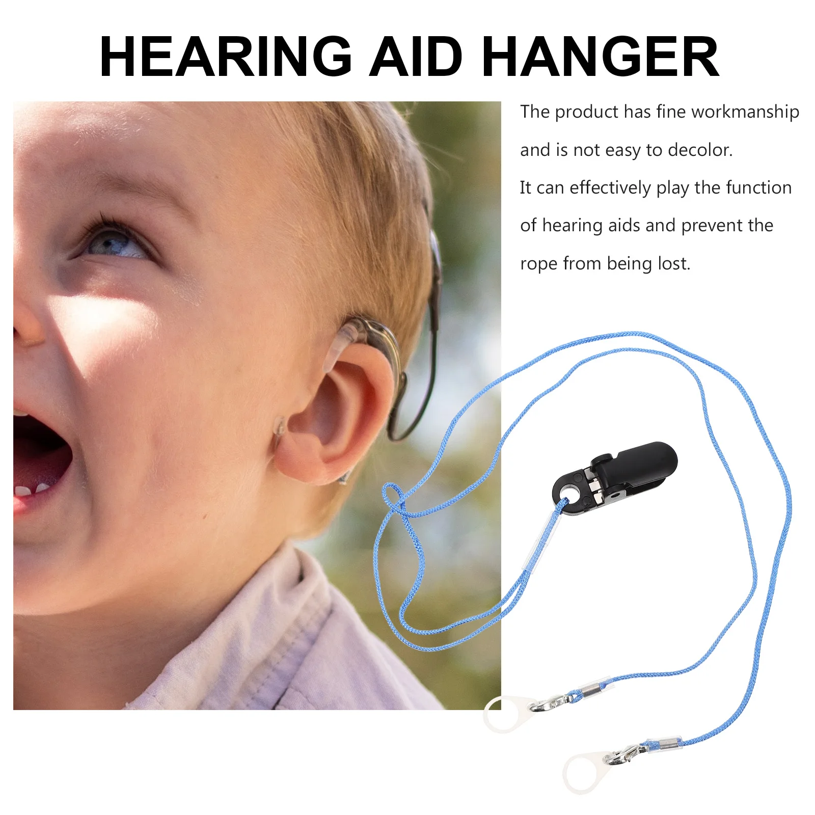 

1 set Anti-lost Rope Durable Lanyards Non-deformable Easy to Use Comfortable Portable Health Monitoring Accessories