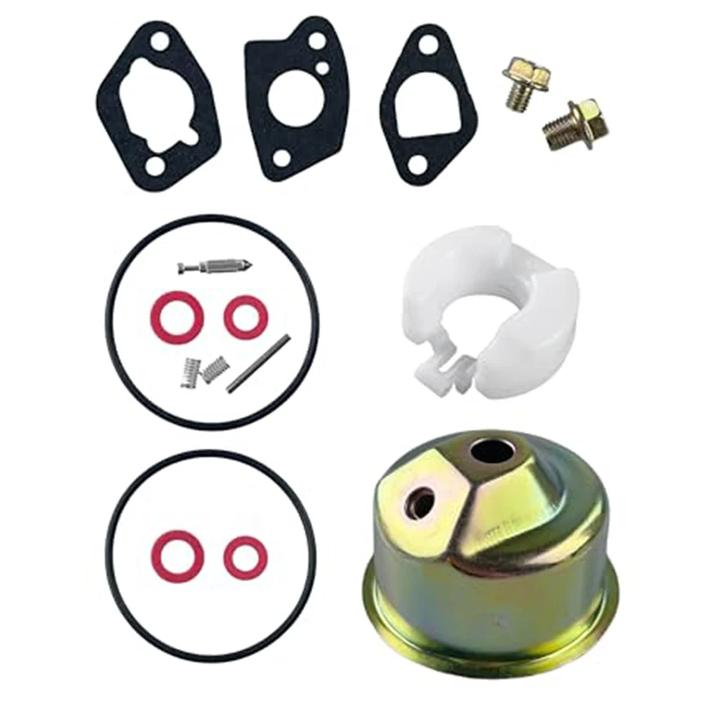 1 Set Carburetor Float Bowl Chamber Kit for GX120, GX160, and GX200 Engines Needle Bowl Float Gasket Seal Pin Set