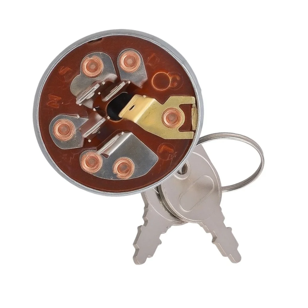 Replacement Ignition Starter Switch for Lawn Mower Models Compatible with STD365402 48017 and More Includes 2 Keys