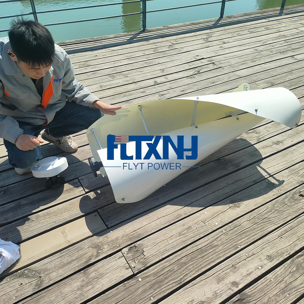 Vertical Wind Turbine Generator 4KW 12V 24V 48V for Home Free Energy Wind Power Windmill Permanent for Wide Application