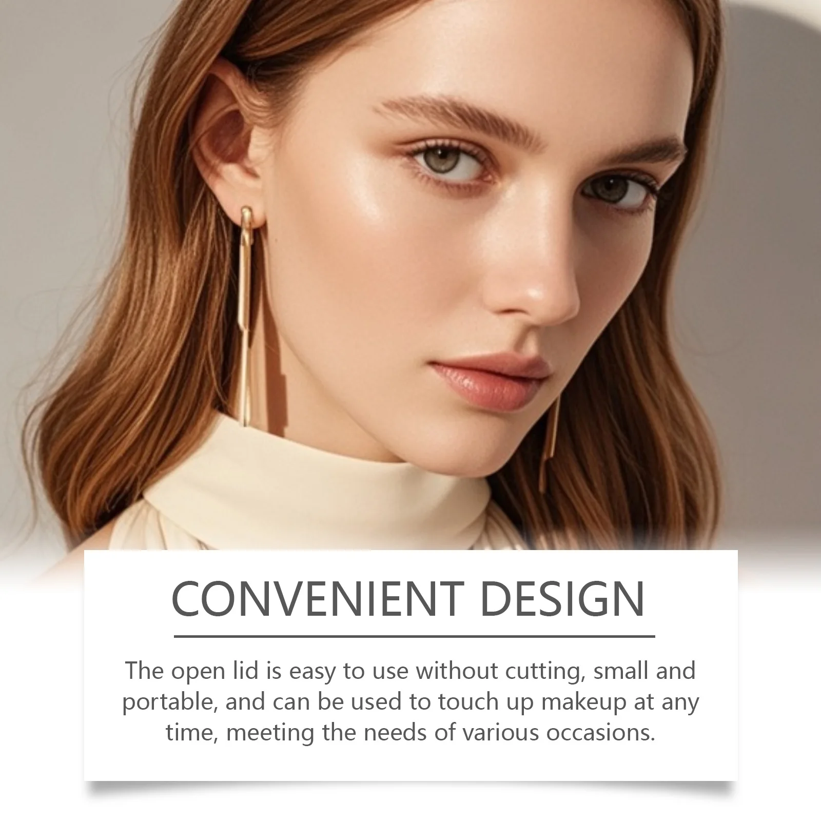 →이브Matita per sopracciglia selvaggia a 2 punti Penna per sopracciglia liscia per trucco con penna per sopracciglia liquida sottile impermeabile facile da impugnare