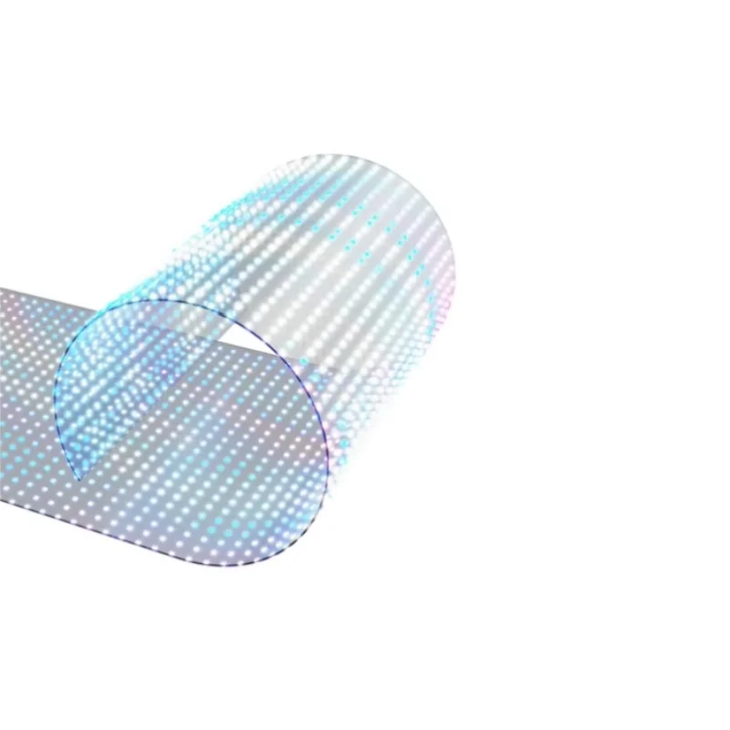 P10 High Transparency Flexible Led Screen  LED Transparent Film Display for Window Glass