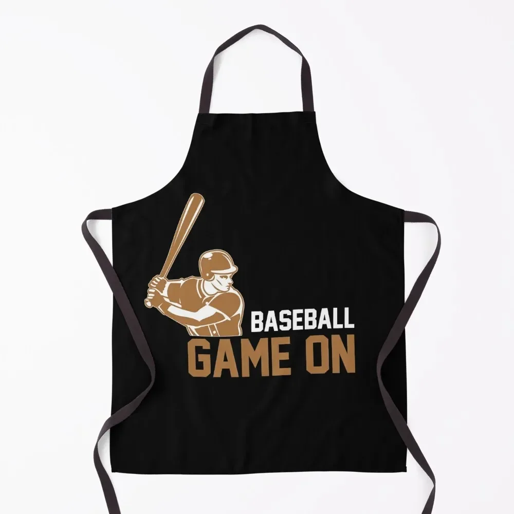 

Baseball Game On Apron Home and kitchen products Cleaning Products For Home professional kitchen cooks clothes Apron