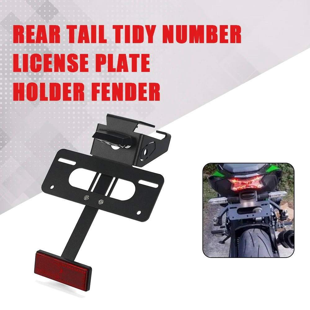 

For Kawasaki Z900 2017 2018 2019 2020 2021 2022 2023 Rear Tail Tidy Number License Plate Holder Motorcycle Fender Eliminator Kit