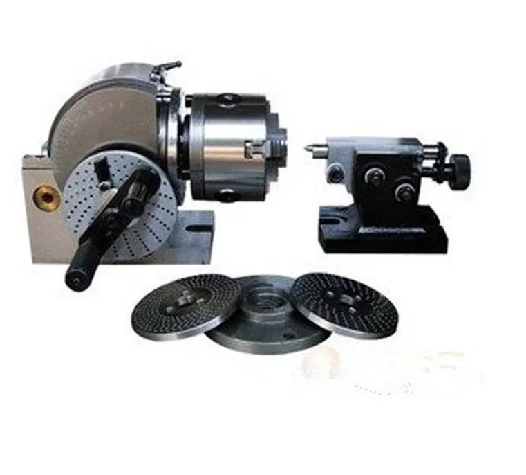 semi-universal  dividing heads  include Index center accessories dividing plate and  lathe chuck 3Jaw