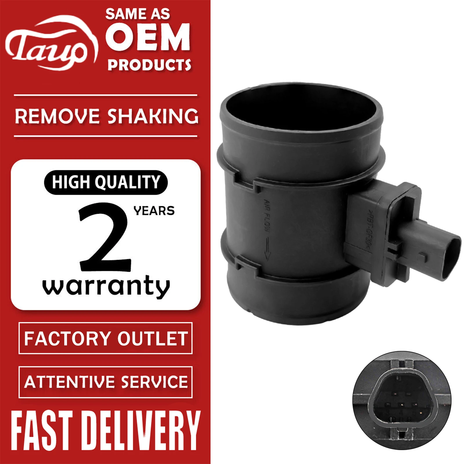 

Mass Air Flow Meter MAF Sensor Compatible with OPEL CORSA D ASTRA J CHEVROLET CRUZE 012671610 013262124 055561912 0836456