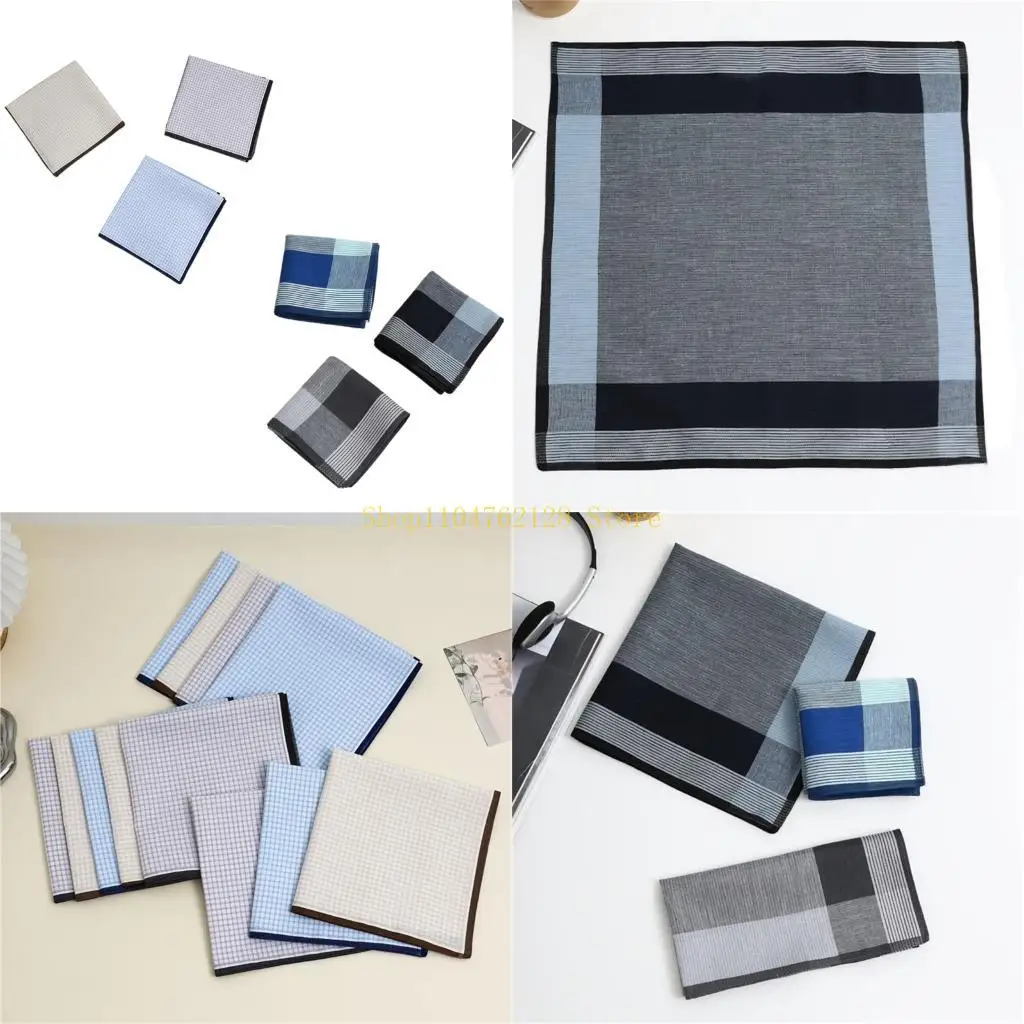 

1/3PCS Хлопковые платки для мужчин Элегантный носовой платок для свадеб или вечеринки лучшая продажа