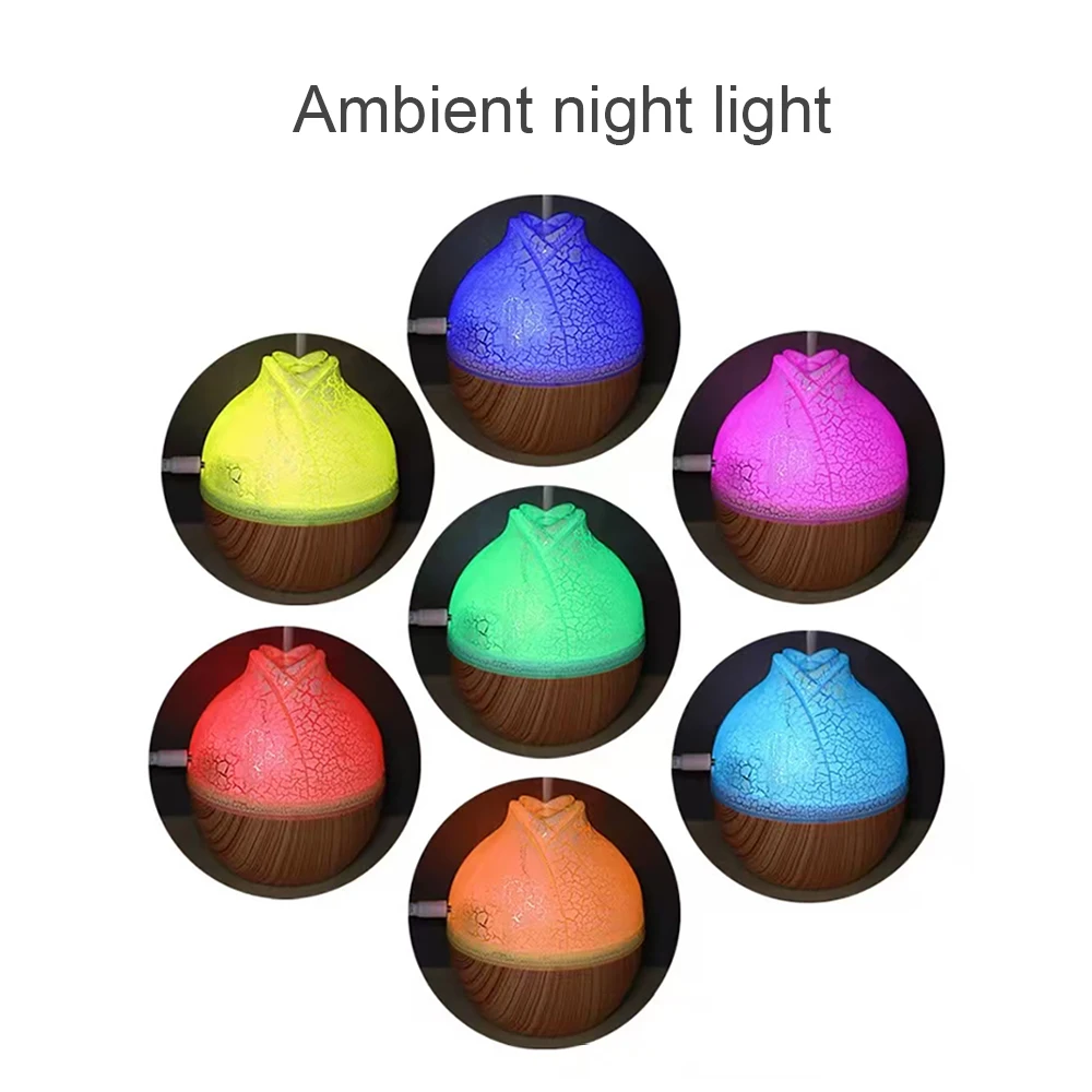 Modern Touch-Control Humidifier for Small Spaces - 130ml Tank, LED Night Light & USB Power (Mist & Diffuser)