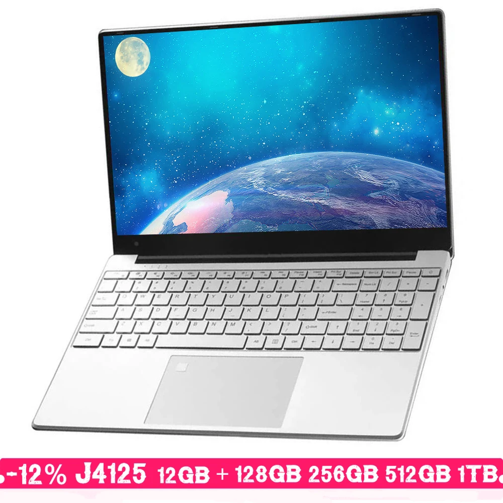 Akpad Intel โน๊ตบุ๊ค15.6นิ้ว Windows 10 11 Pro 1920*1080ราคาถูกแล็ปท็อปแบบพกพา12G RAM 256GB/512GB SSD พอร์ต HDMI แล็ปท็อป