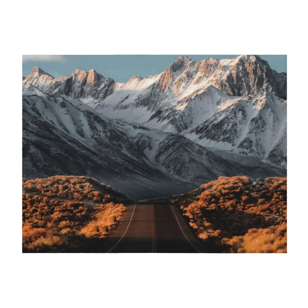 

Road to the Mountains Throw Blanket Kid'S For Sofa Thin Luxury Designer Extra Large Throw Blankets