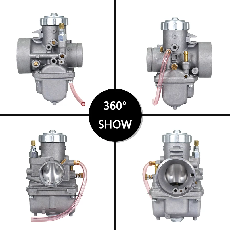 Nowy gaźnik Carb Mikuni PZ34j VM34 pasujący do Honda Yamaha 350 Kawasaki Suzuki KTM VM ATV Okrągły skuter śnieżny i dla Buran — zdjęcie 2