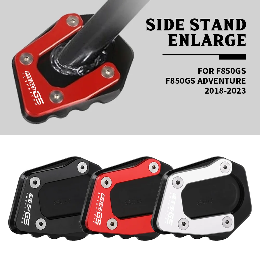 

FOR BMW F850GS/ F 850GS ADVENTURE 2018-2023 Motorcycle Side Stand Pad Plate Kickstand Enlarger Support Extension Enlarged Base