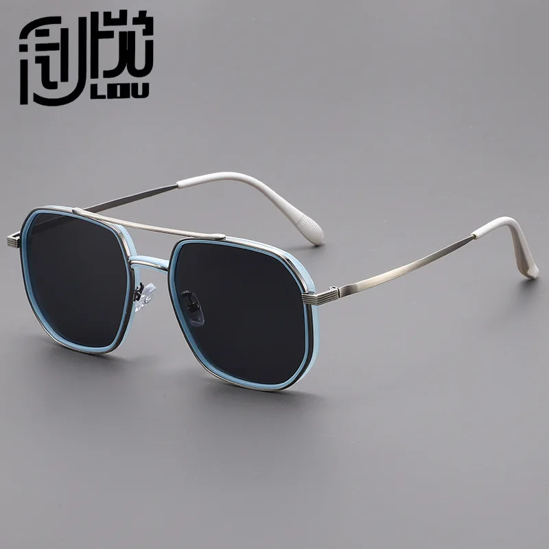 

double-beam Pilot Sunglasses Men high-end Driving Glasses Specifically Designed Travel Sports Outdoor T677