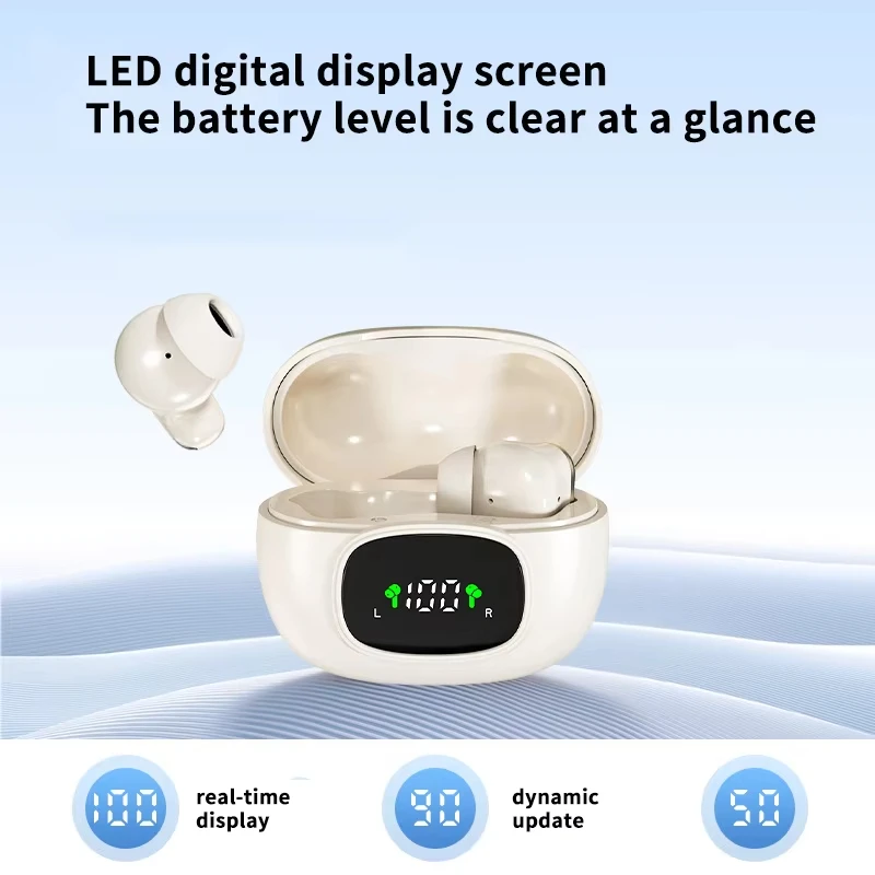 Choice Wireless Bluetooth Earphones Mini540 with LED Screen HiFi Headphones 13mm Horn Sport Ear Buds for iPhone Huawei Xiaomi