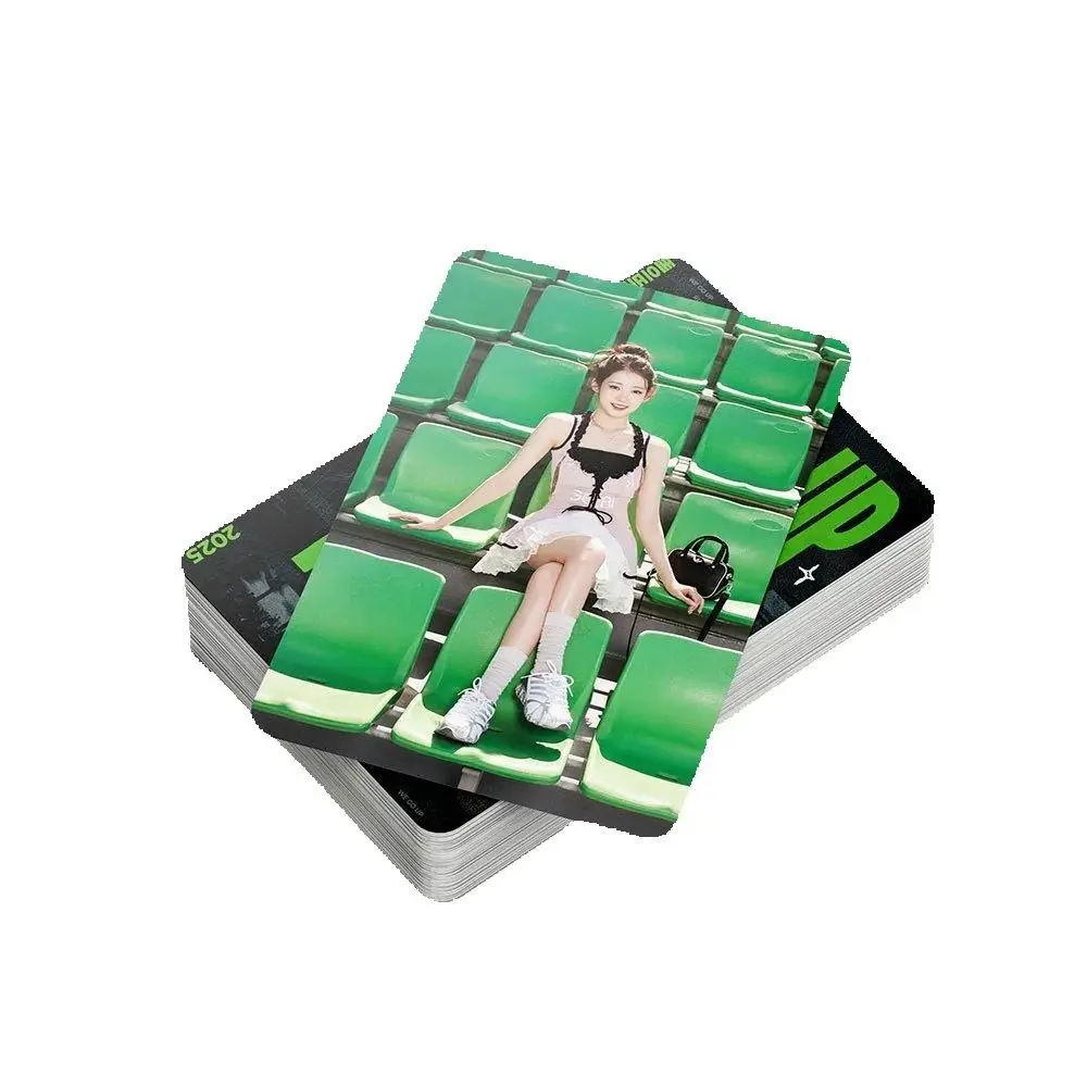 ألبوم KPOP BABYMONSTER WE GO UP 55 قطعة/المجموعة/مجموعة بطاقات محاصر عالية الجودة طراز INS طباعة مزدوجة الجانبين بطاقة LOMO هدية ASA AHYEON RORA