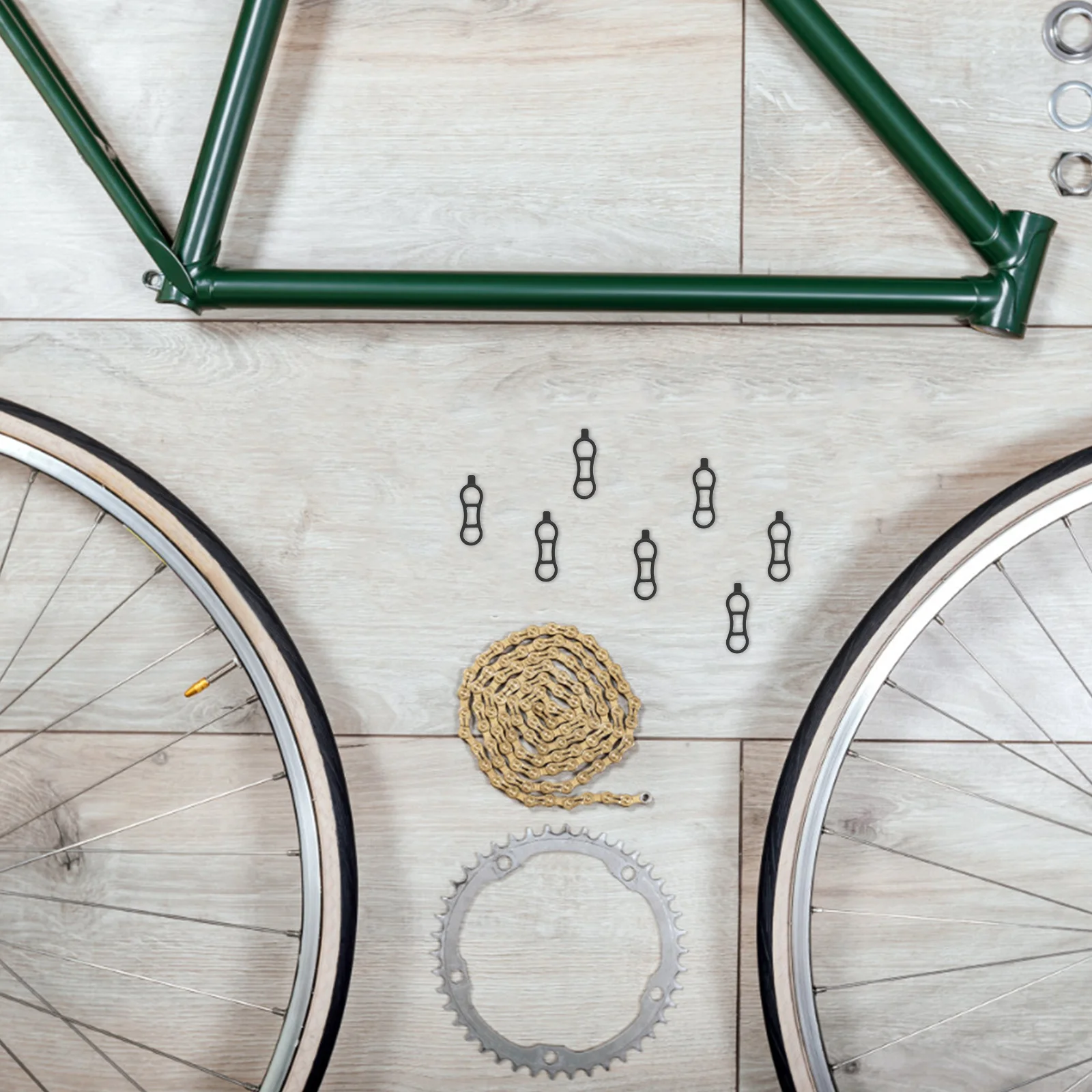 

10Pcs Universal Bike Light Strap Silicone Mount Band Quick Release Waterproof Replacement Strap for Front Rear Lights Handlebar