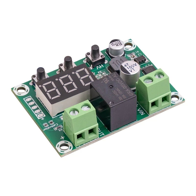 ABFT-2X 6V-80V Battery DC Voltage Protection Module High Voltage Undervoltage Battery Disconnect Output Protection Board