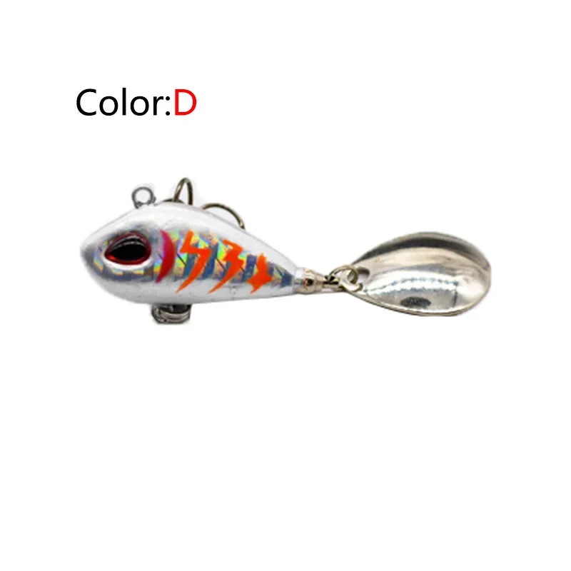 OUTKIT Neue Metall Mini VIB Mit Löffel Angeln Locken 6g10g17g25g 2cm Angelgerät Pin Crankbait Vibration Spinner sinkende Köder