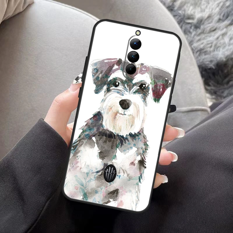 Lovely Dogs Schnauzer Case For ZTE Nubia Red Magic 10 9 8 8S 9S 10S 11 Pro Plus 5G 6R 6 7 6S 7S Pro 10 Air Cover - view 2