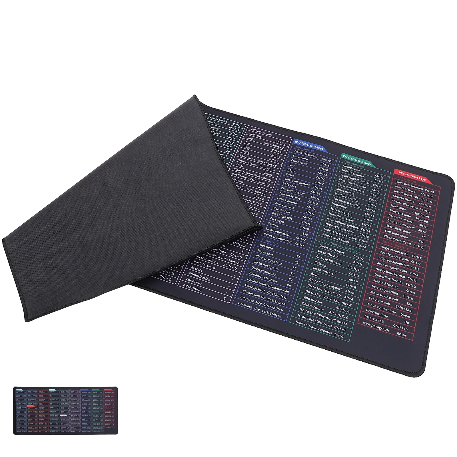 

Large Size 400x900x2mm Anti Slip Keyboard Pad English Desk Mat Gaming Office Decor Thick Rubber Non Slip Bottom