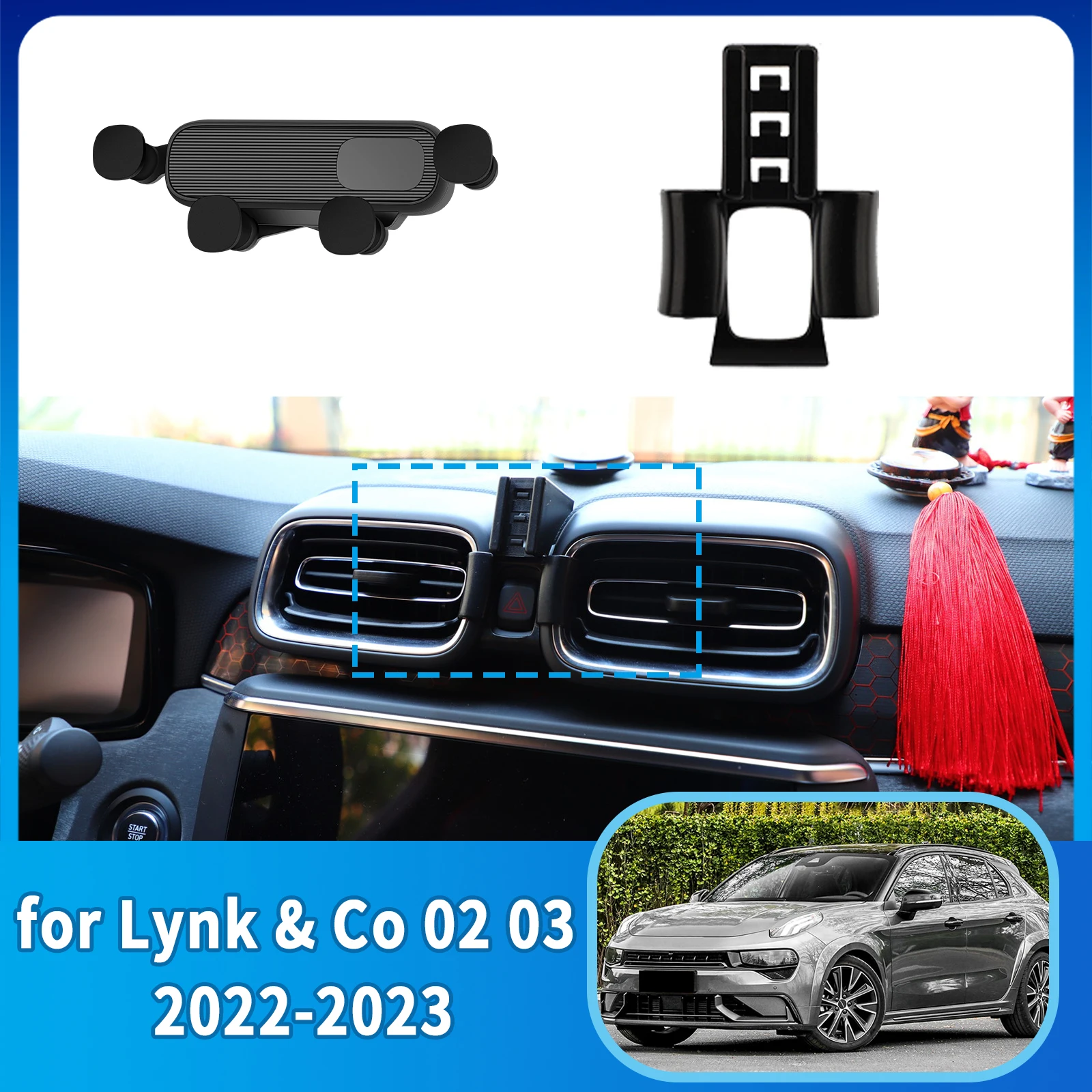 

​​fit for Lynk & Co 02 03 2022 2023 Phone Holder, Dashboard Screen Mount Bracket Easy Installation​​ Car accessoires