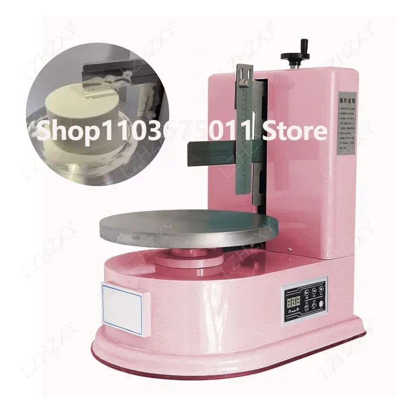 

11 gears Automatic Round Cake Cream Coating Filling Machine Cake Bread Cream Decoration Spreader Machine for Birthday