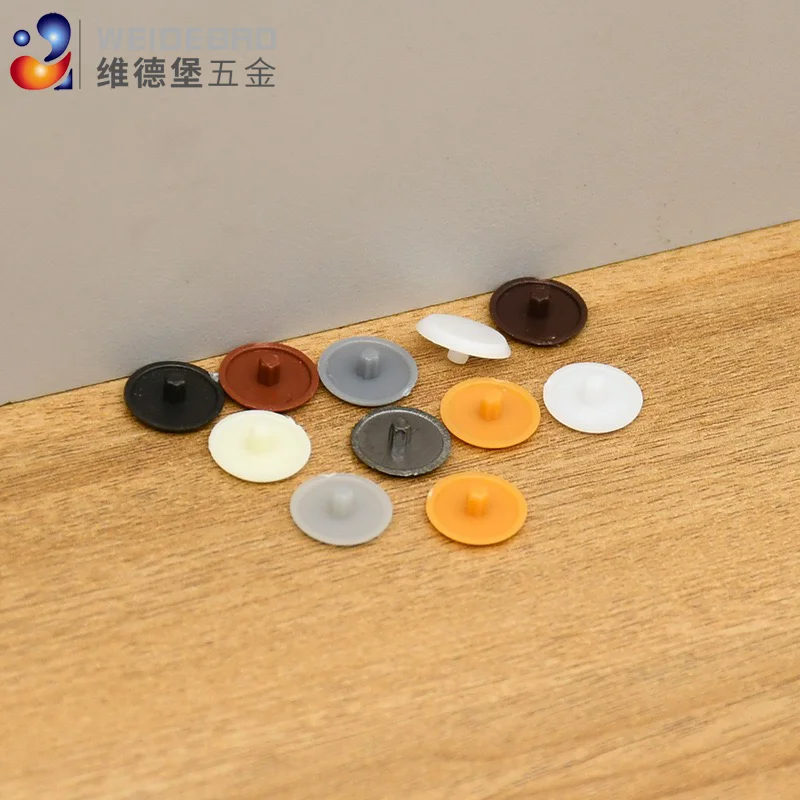 

100pcs/Bag Furniture hardware accessories, colored screw covers, furniture decorative covers, external protective covers
