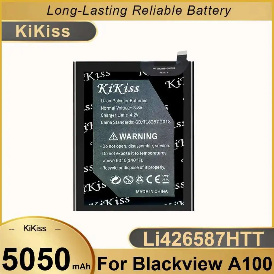 

Для Blackview A100 Li426587 София Высокопроизводительная замена премиум-класса 5050 мАч аккумулятор мобильного телефона