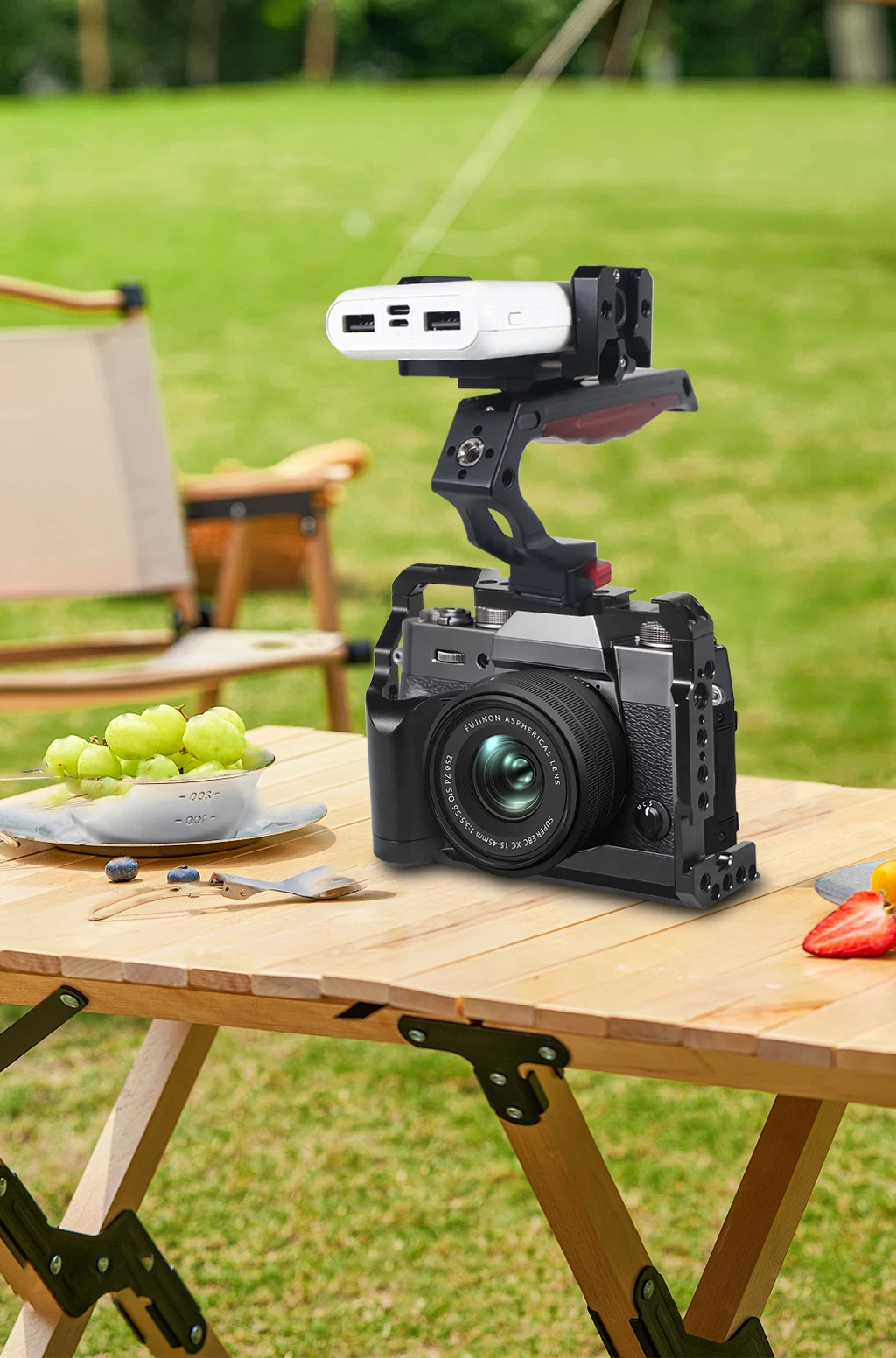 Universal Mobile Power Bank Halter SSD Halterung Clamp 53-83mm Quick Mount Kalten Schuh für DJI Mic SLR Kamera telefon Stativ Vlog Clip – Detail 31