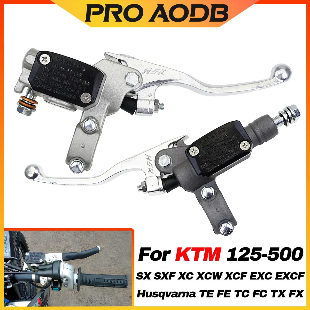 22mm 7/8'' Right/Left Brake Master Cylinder Clutch Pump Brake Lever Motorcycle For KTM EXC EXCF SX SXF SXW XCW XCF TPI Six Days