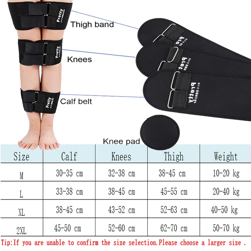 3pcs/set Effective O-leg X type leg bowed Legs Knee Valgum Straightening Correction Band Posture Corrector Beauty Leg Band Belt