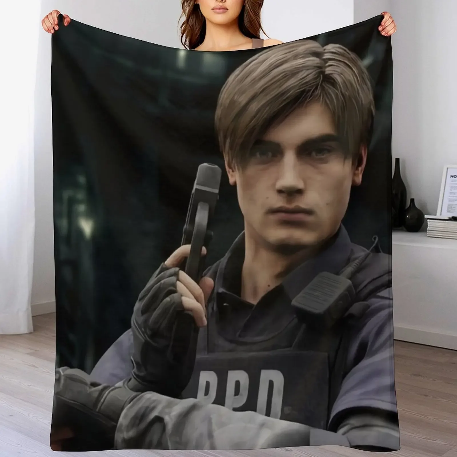 

Leon RPD Throw Blanket Plaid on the sofa For Sofa Thin for winter Bed Blankets