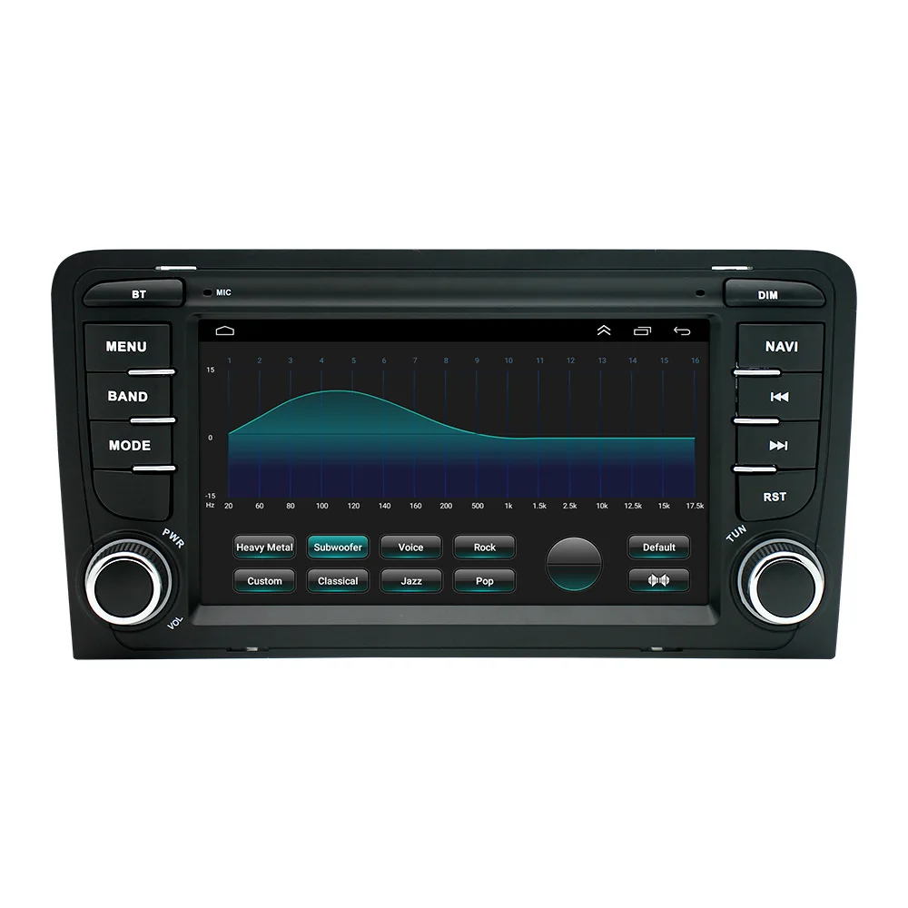 YOSOVLAMP Suitable for Audi A3 Android large screen navigation system 7-inch button reversing camera all-in-one machine