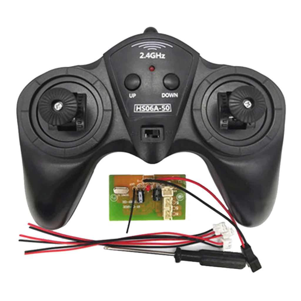 2.4G 6 Channels 12V Remote Control And Receiver Plate for RC Boat Car Toy