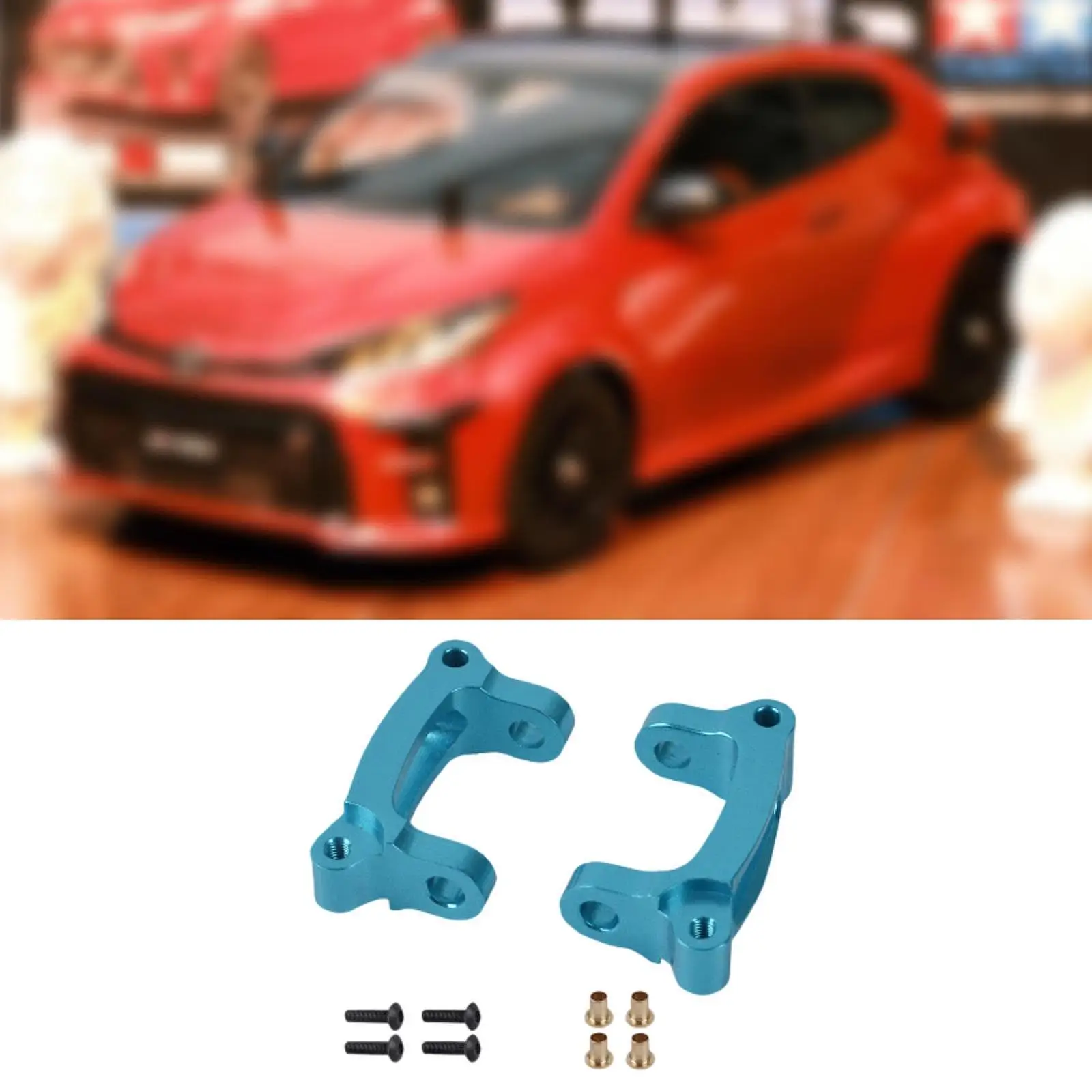 

2x1/10 Алюминиевый сплав RC Car C Hub Carrier для любителей радиоуправляемых автомобилей для взрослых