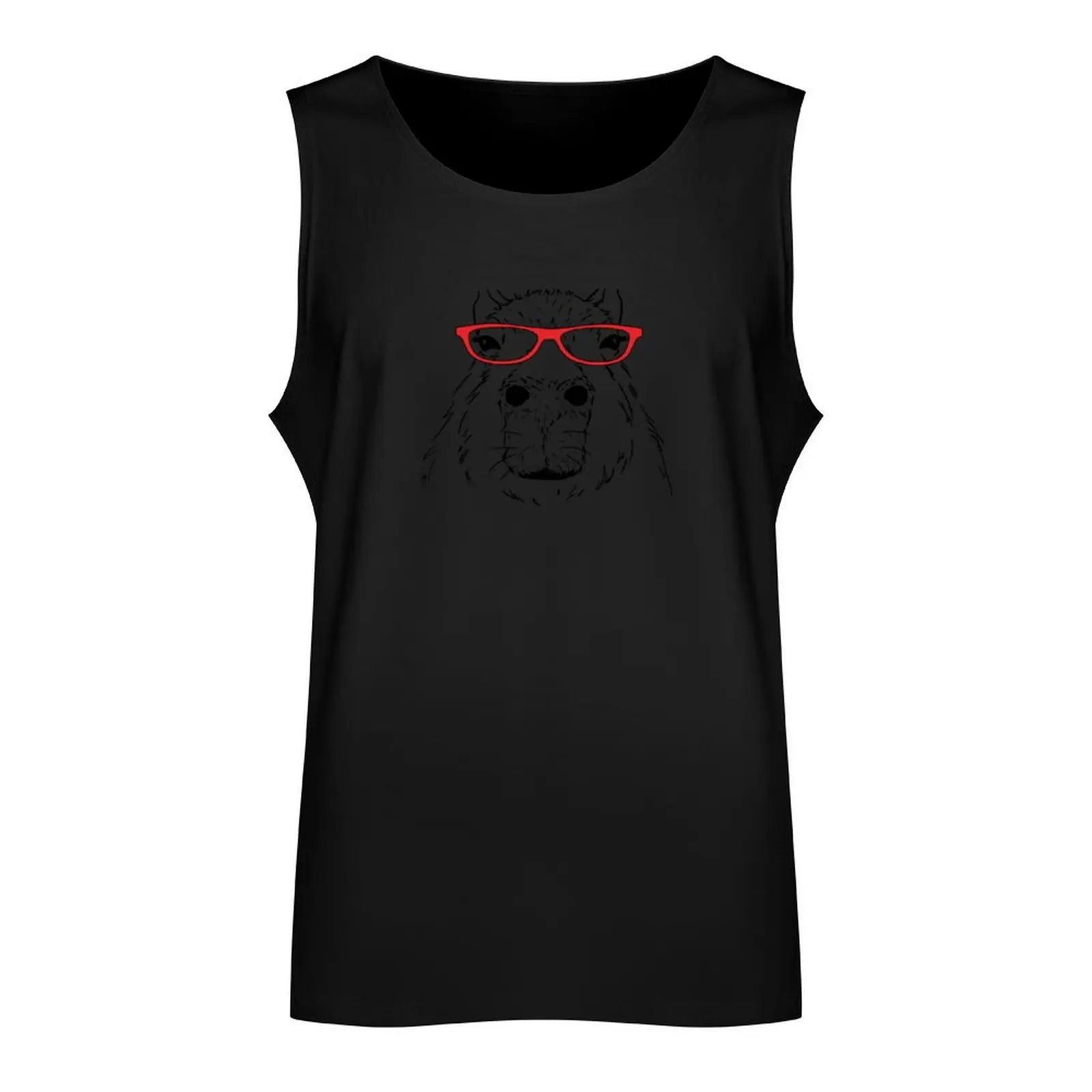 Capybara Tank Top t-shirts for men Men's summer vest gym accessories man