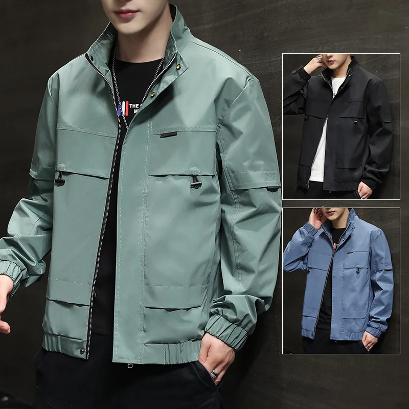 

New Style Coat Jackets Men Oversized Baseball Jacket Coast Male Windbreaker Jackets for Men Outdoor Men Jackets Coats Chaquetas