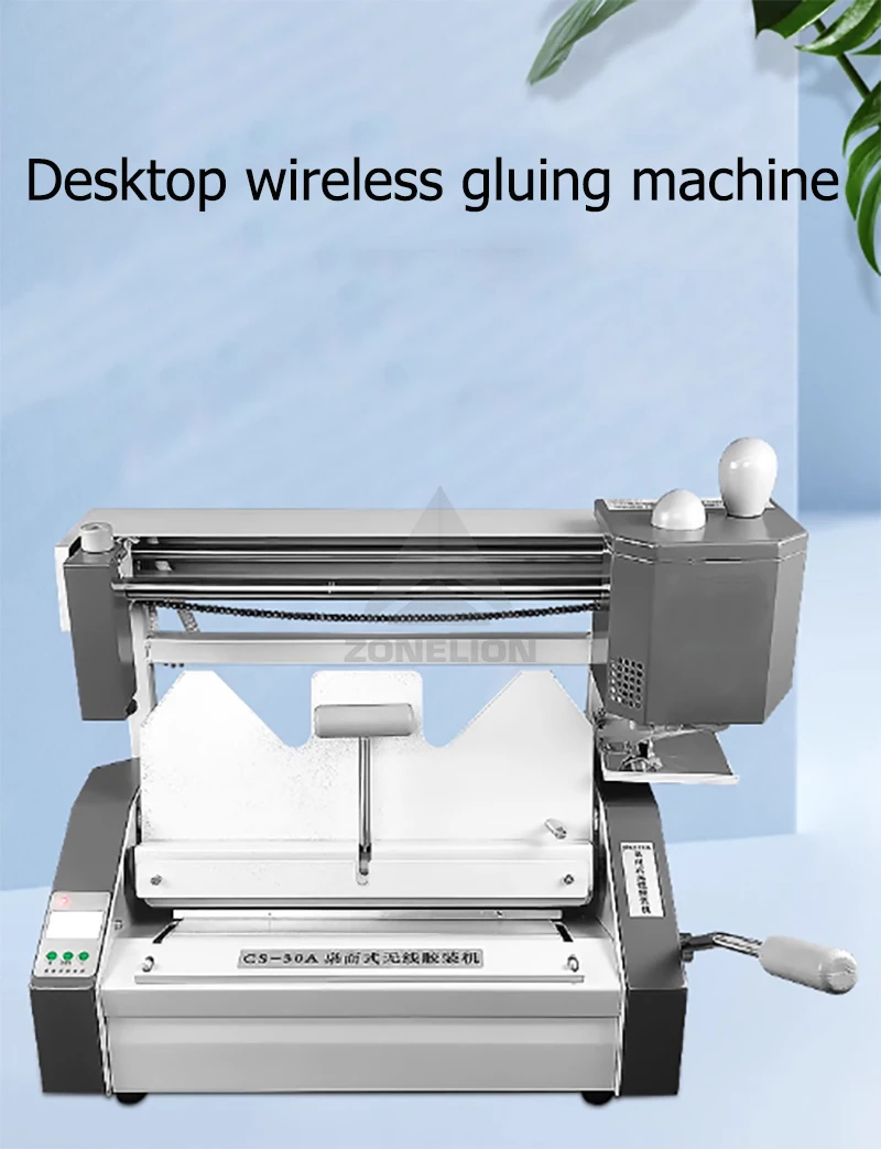 A4 Size Small Desktop Thermal Glue Book Binder Machine With LCD